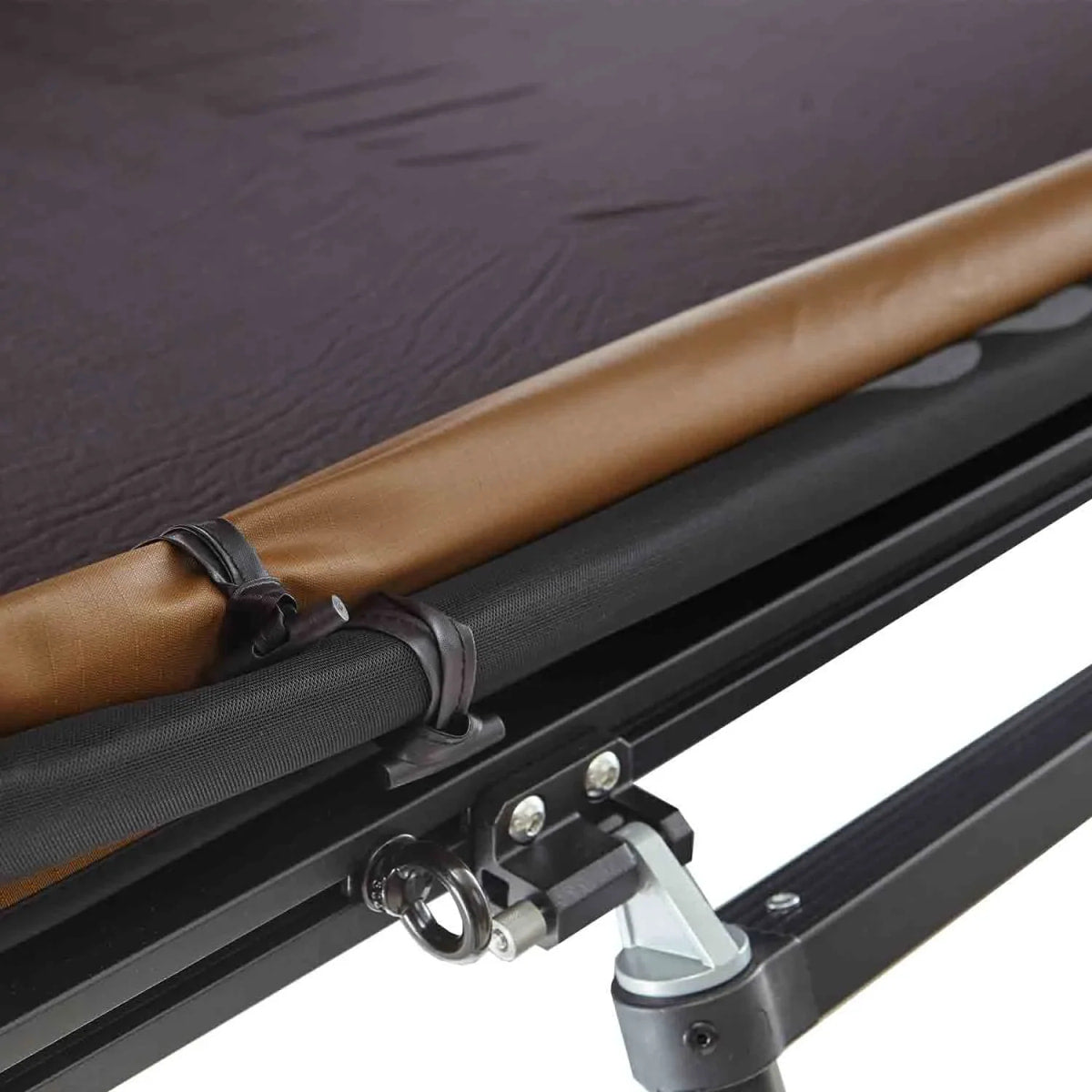 Alu-Hartschalen Dachzelt CUMARU UP 145 goldbraun