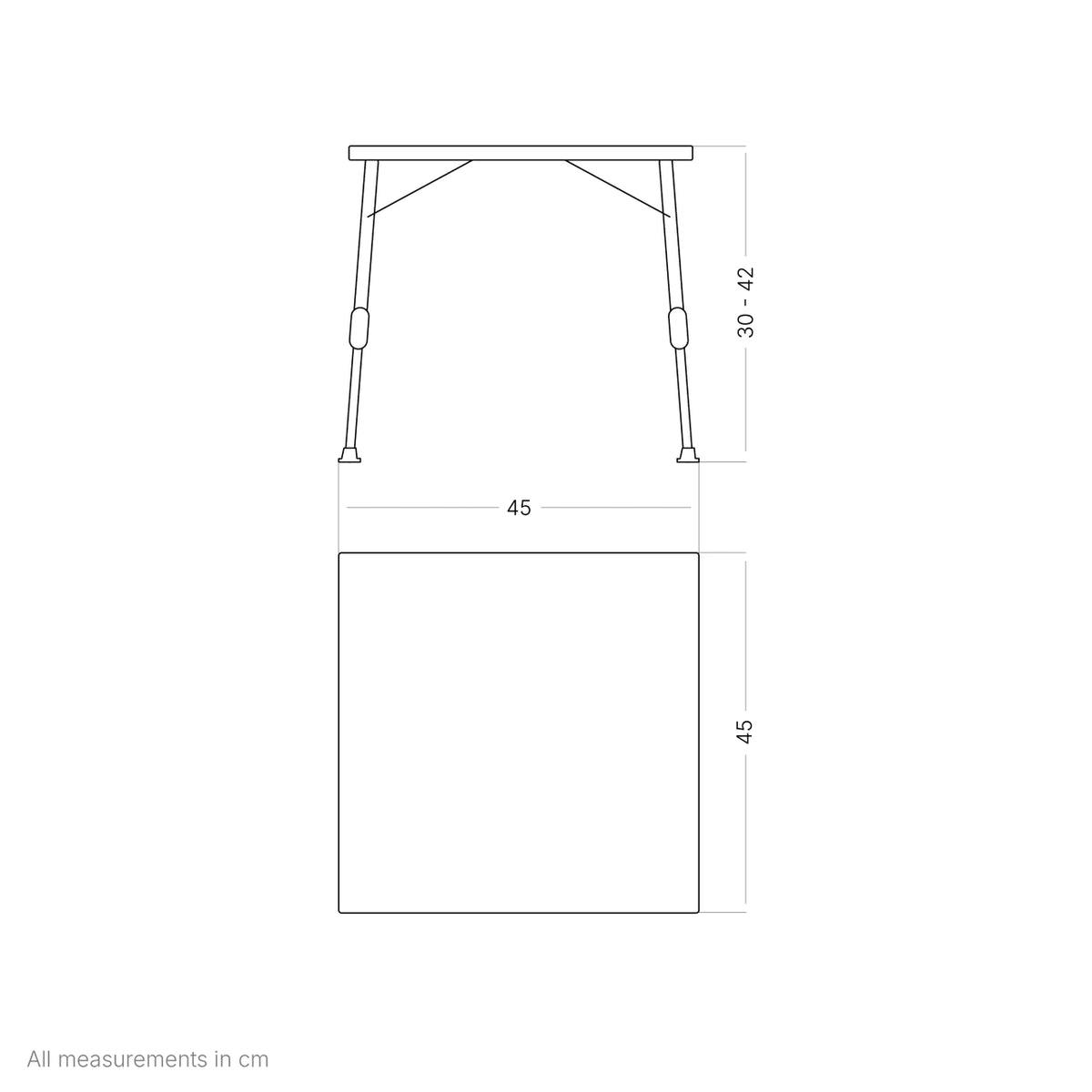 Beistell-Tisch Barny – Tisch