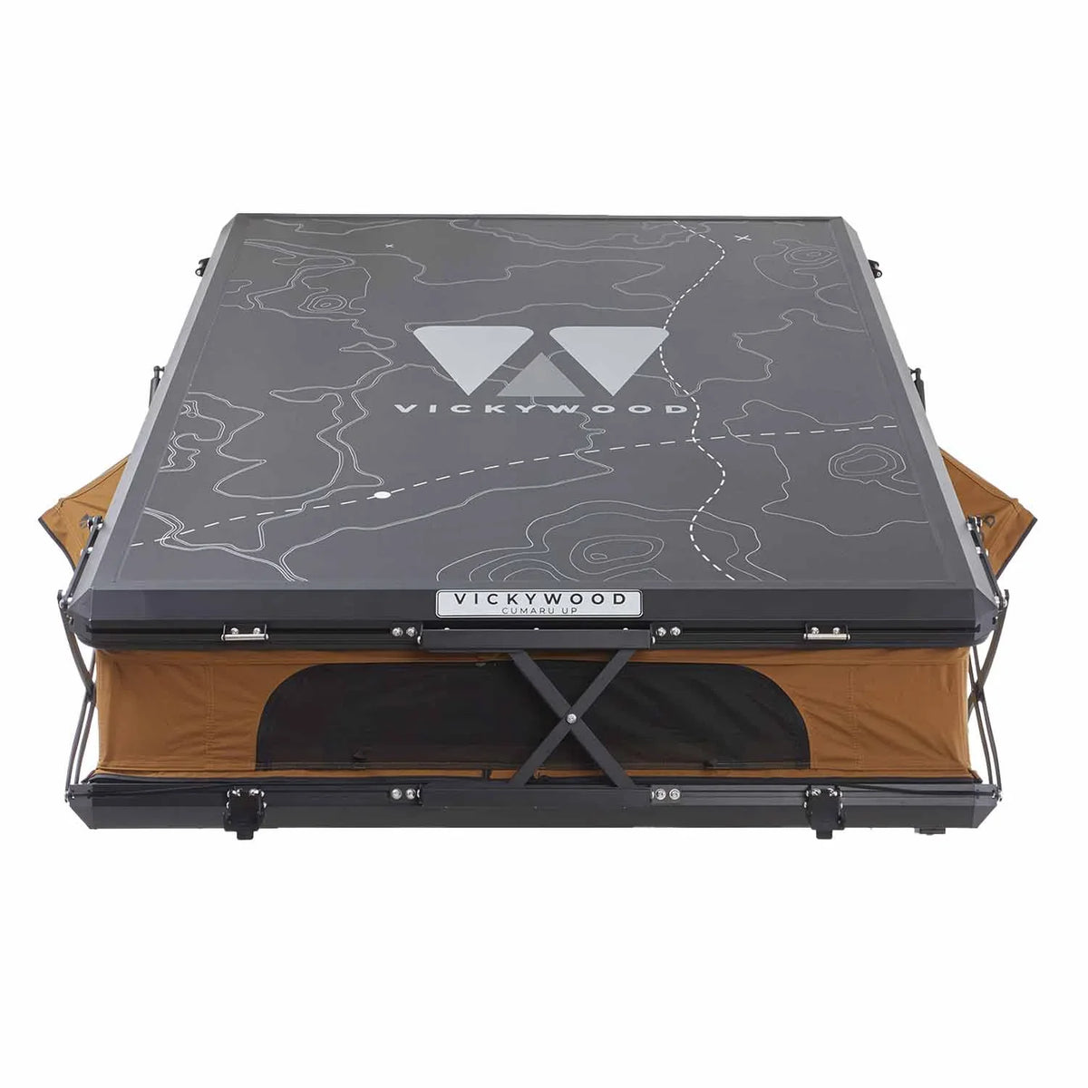 Bundle-Deal Dachzelt Vickywood CUMARU UP 145 + Thermo-Innenzelt – Dachzelt-Set