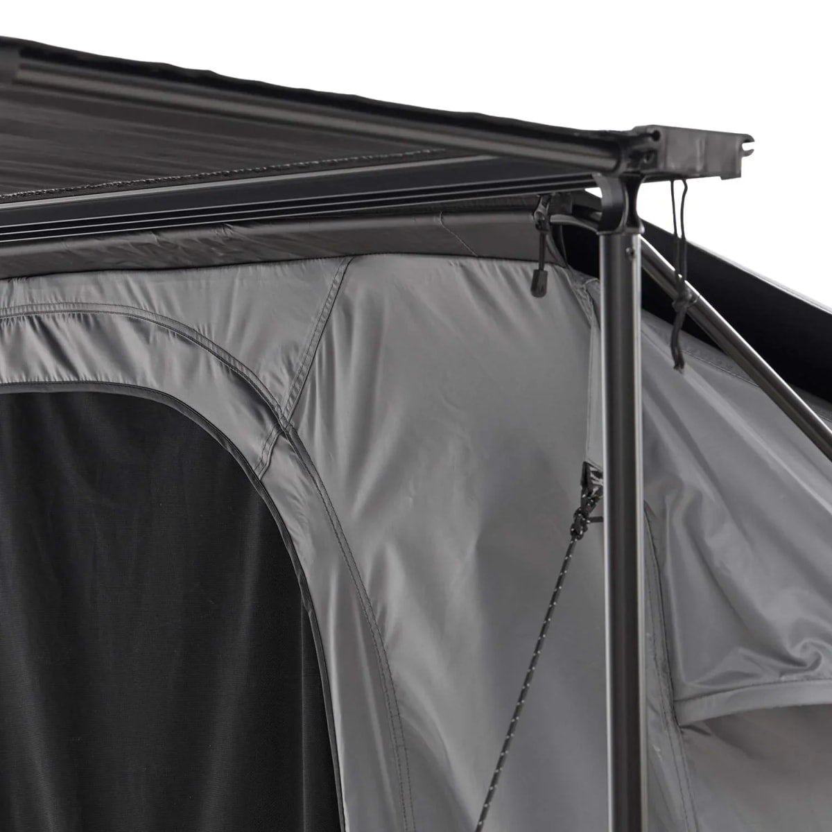 Freistehender Zeltraum zu Seitenmarkise 170 cm grau