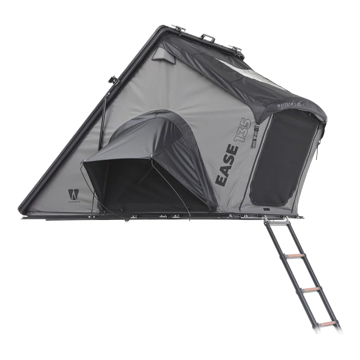Hartschalen-Dachzelt CUMARU EASE 135 grau - Hartschalen