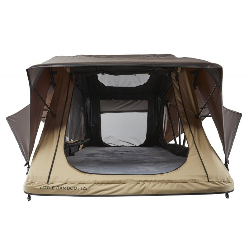 Leichtbau Dachzelt Little Bamboo 125 coffee - Klappdachzelt