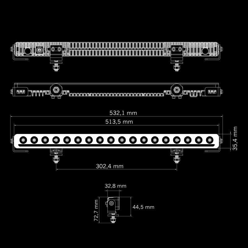 NUUK D-LINE LED BAR 20″ - LED Bar