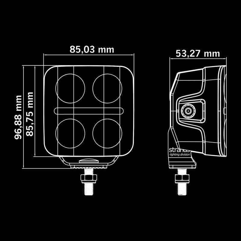 NUUK D-LINE QBA DRIVING LIGHT 3″ - LED-Licht