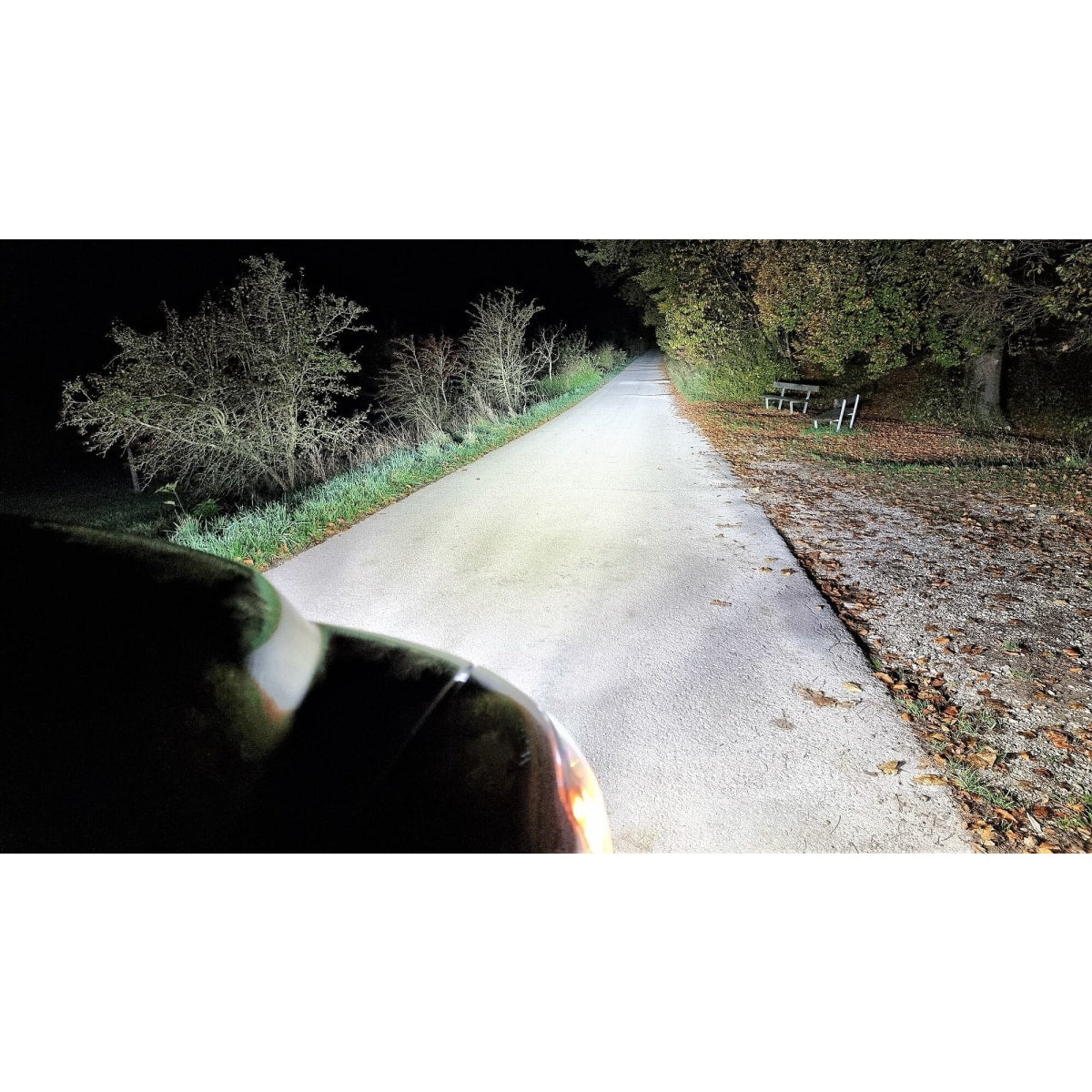 Lightpartz 7 Fernscheinwerfer Rave-X mit BACKLIGHT orange