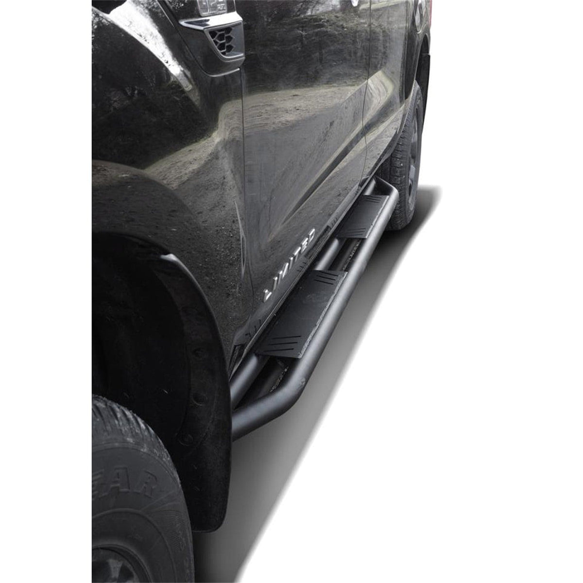 Schwarz matte Rock Rails für Ford Ranger 2012-2022 – Bild 9