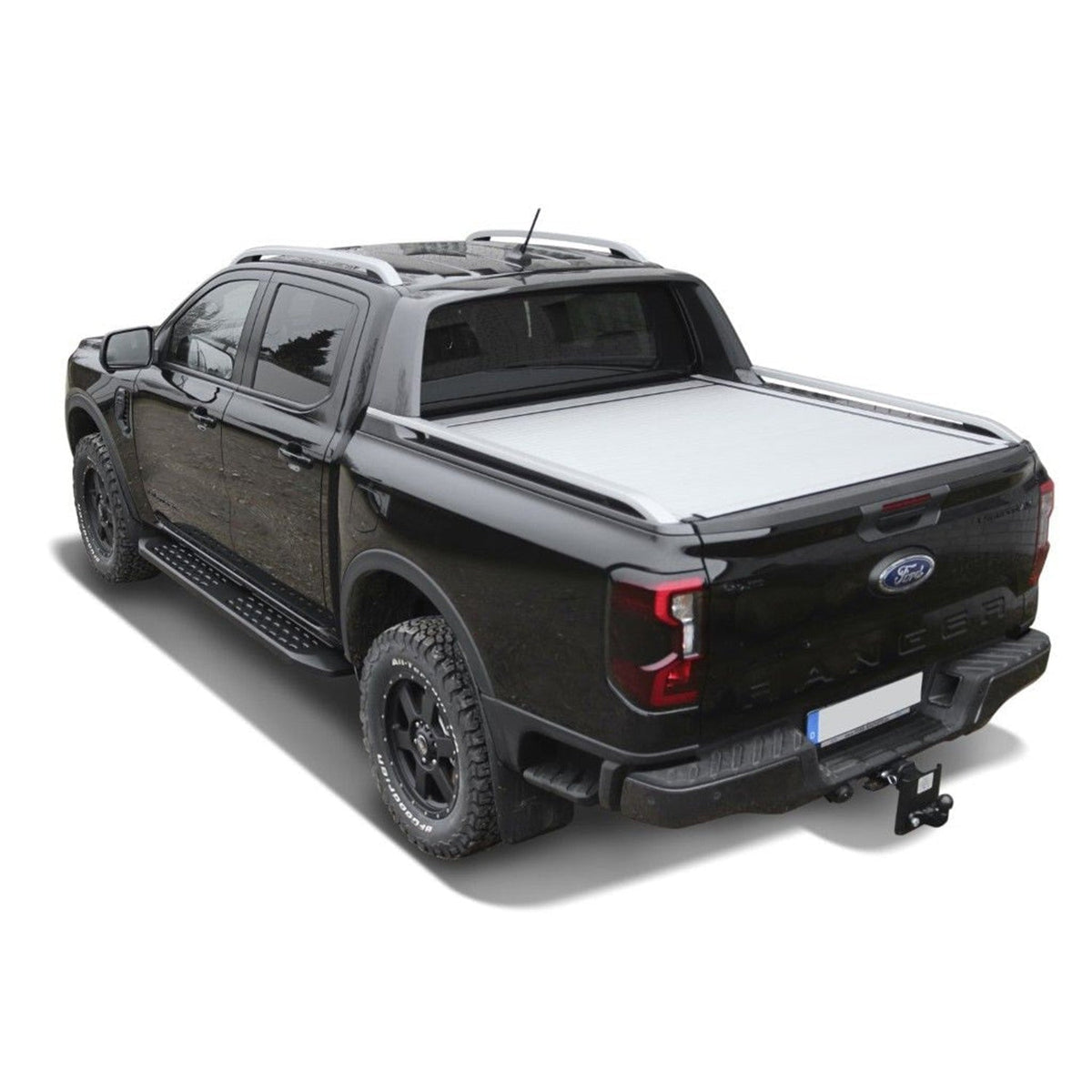 Schwarz matte Trittbretter für Ford Ranger ab 2012 – Bild 2