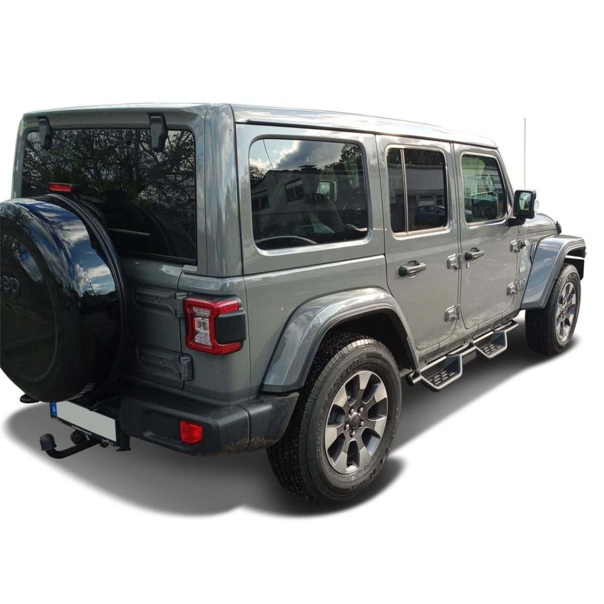 Schwellerrohre schwarz matt für Jeep Wrangler JL 4-Türer – Bild 4