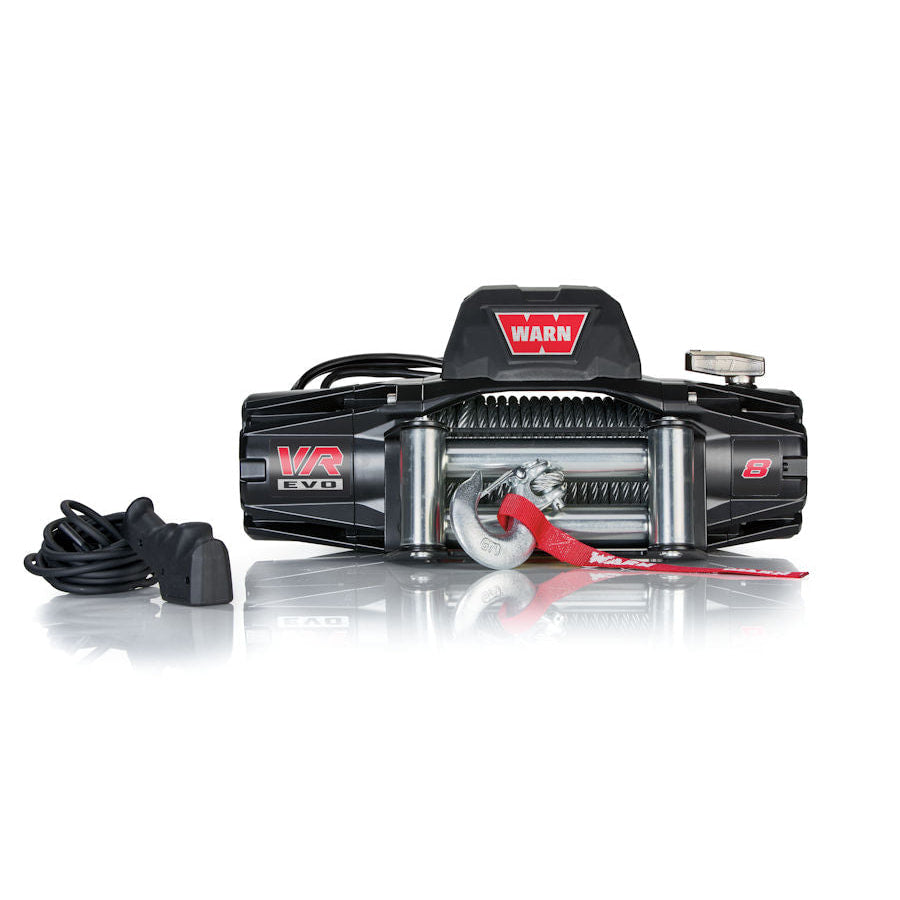 SEILWINDE WARN VR EVO 8 12V 3.629 KG ZUGKRAFT STAHLSEIL