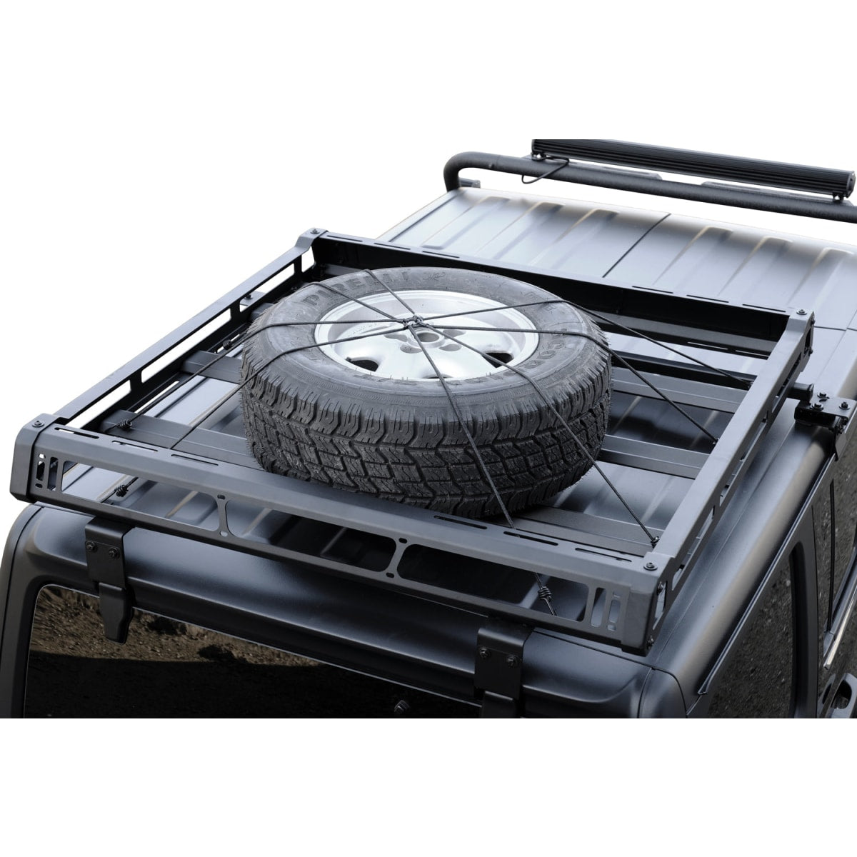 Dachträger Stahl schwarz für Jeep Wrangler JK 07-18 -