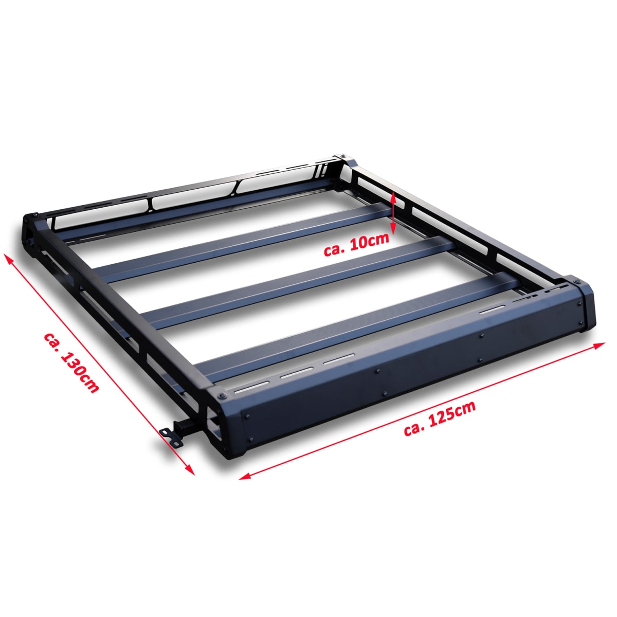 Dachträger Stahl schwarz für Jeep Wrangler JK 07-18 -