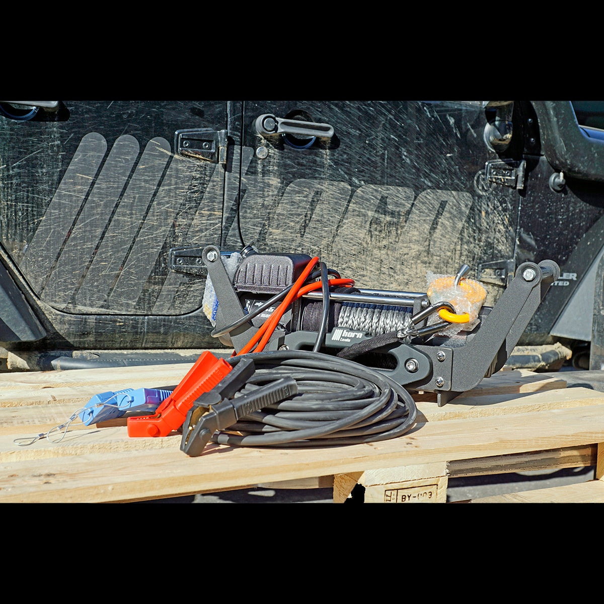 Seilwindensystem 4,3to Zugkraft Elektrowinde Seilwinde 12V