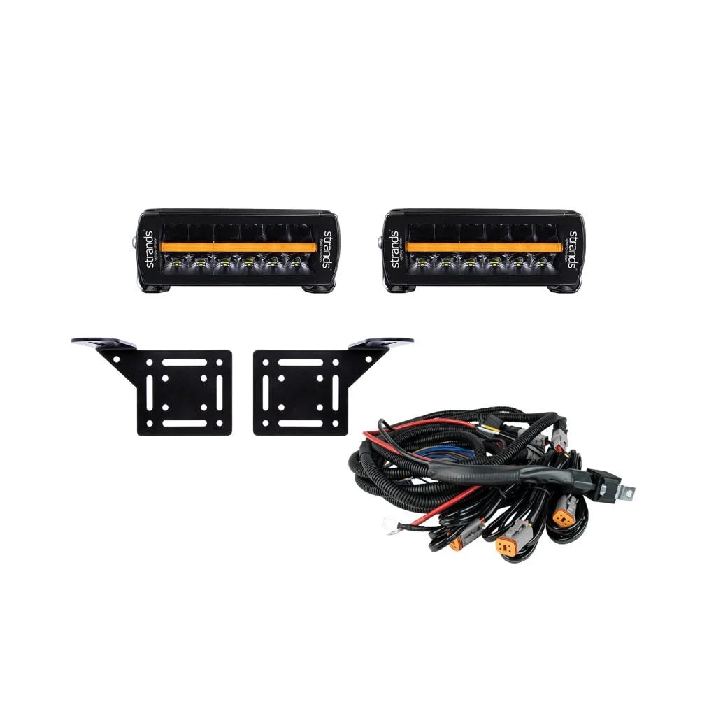 Strands KOMPLETT KIT 2x SIBERIA DR 8″ LED BAR -