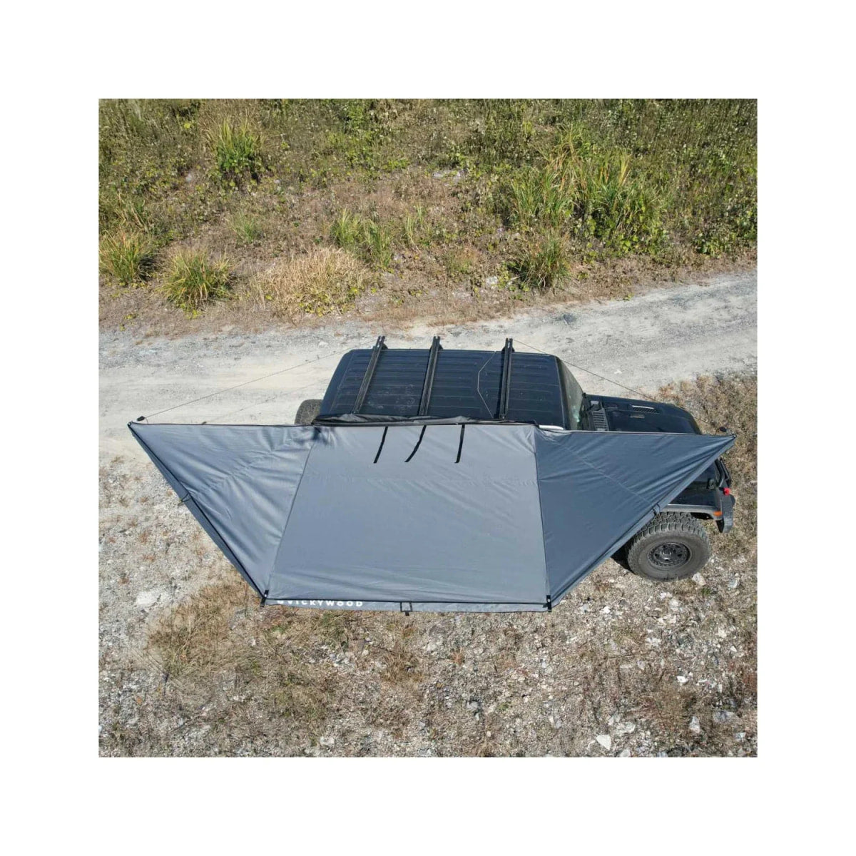 Auto Seitenmarkise 180° LEAF 200 cm grau - Markisen