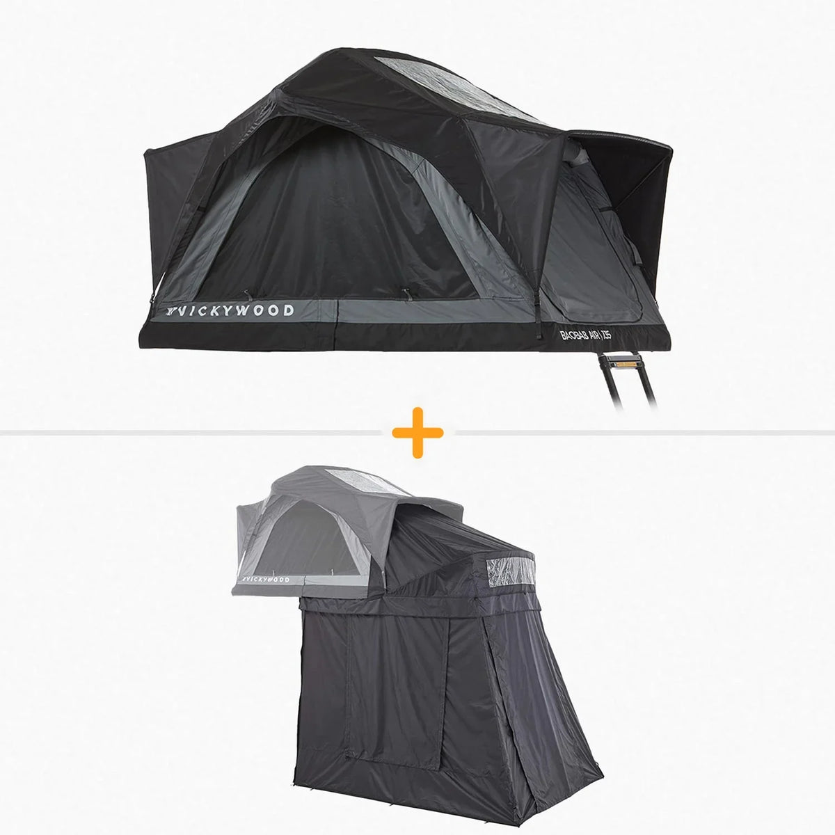 Bundle-Deal Dachzelt Vickywood BAOBAB AIR 135 – Klappdachzelt