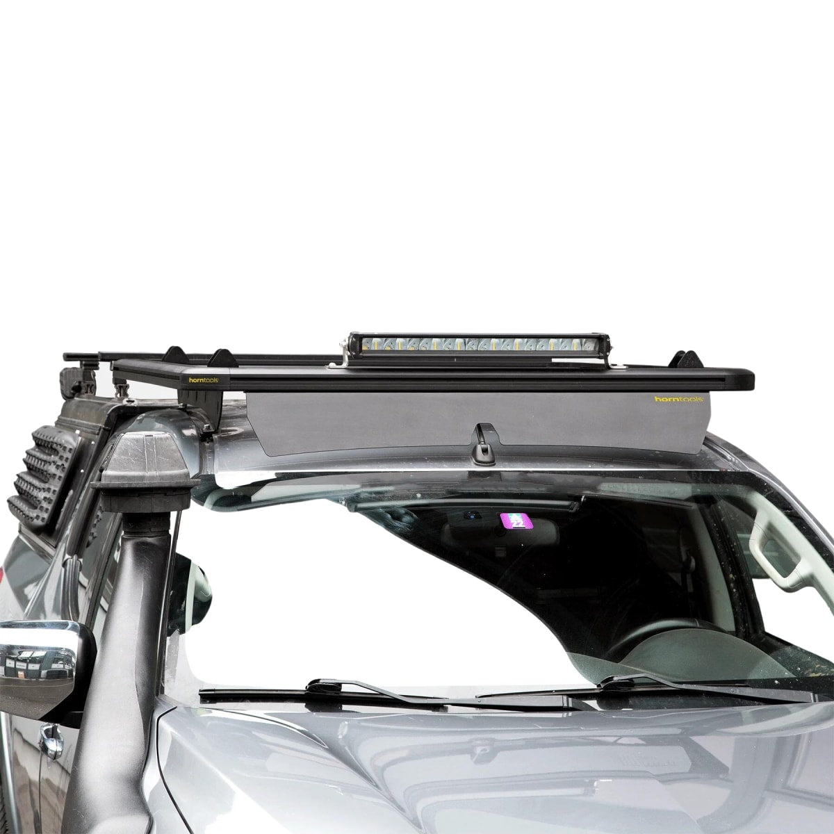Dachträger ExRoof Mitsubishi L200 flach Alu schwarz -
