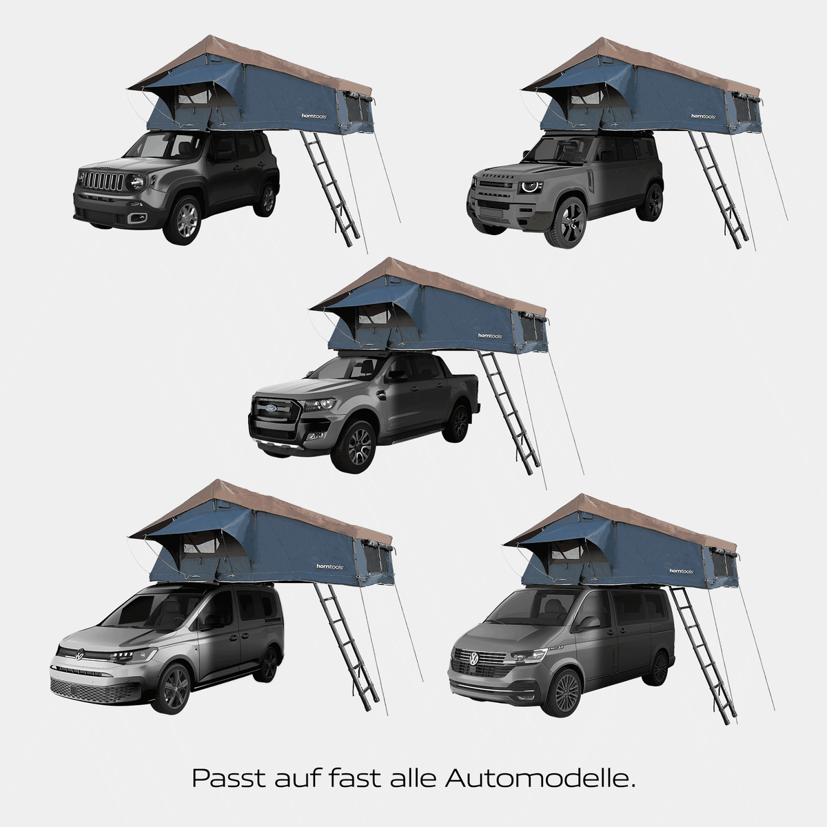 Dachzelt Elements Gen II 140 cm Ocean von horntools – Dachzelt