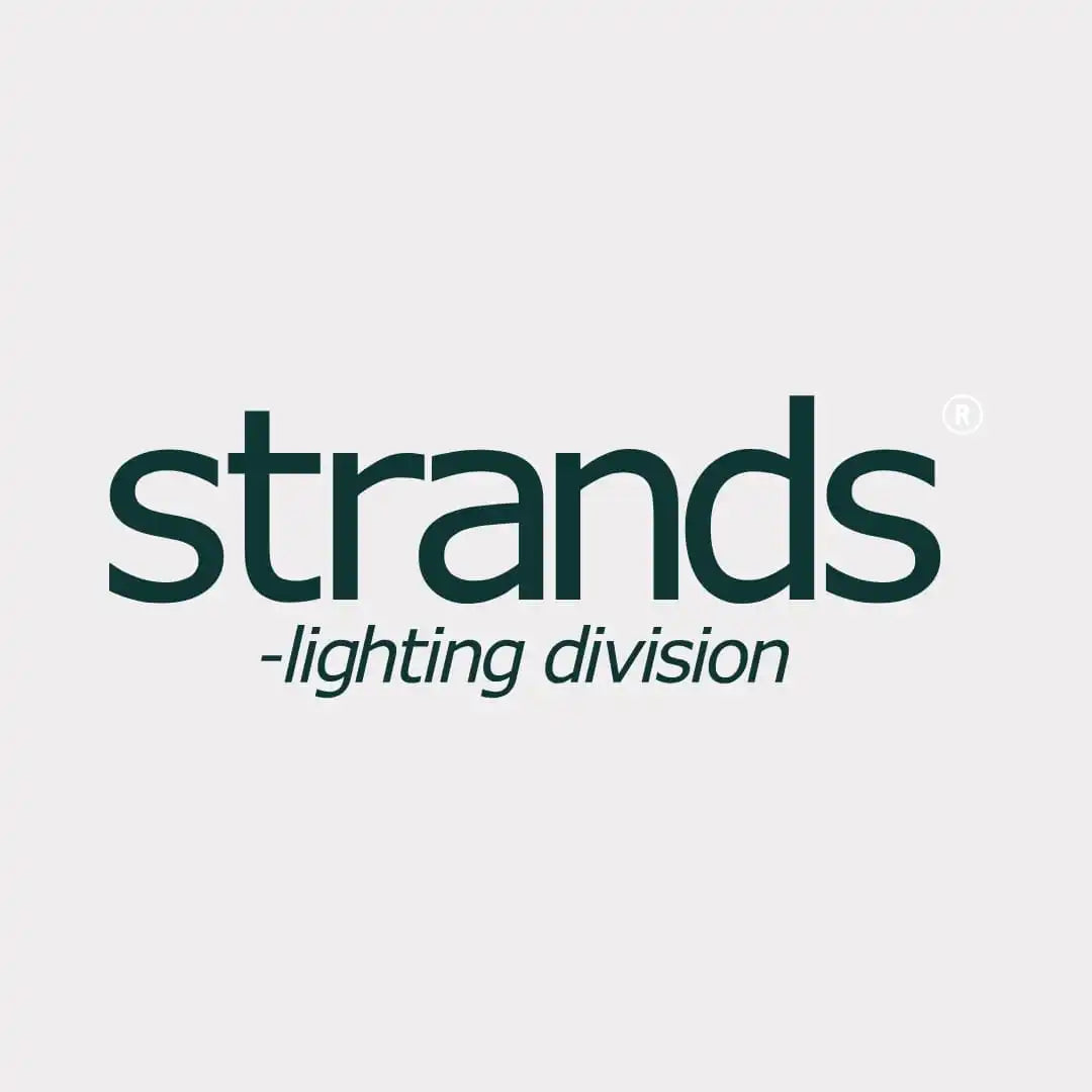 Ein einfaches grünes Textlogo für die ‚Strands Lichtdivision‘