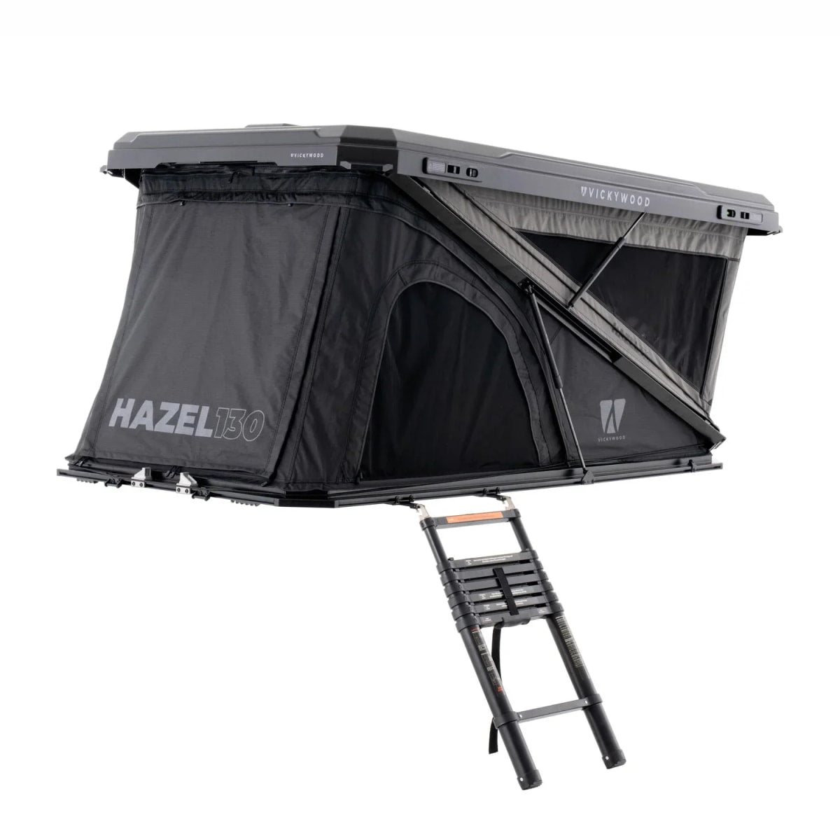 Hartschalen-Dachzelt HAZEL 130 grau - Hartschalen Dachzelt