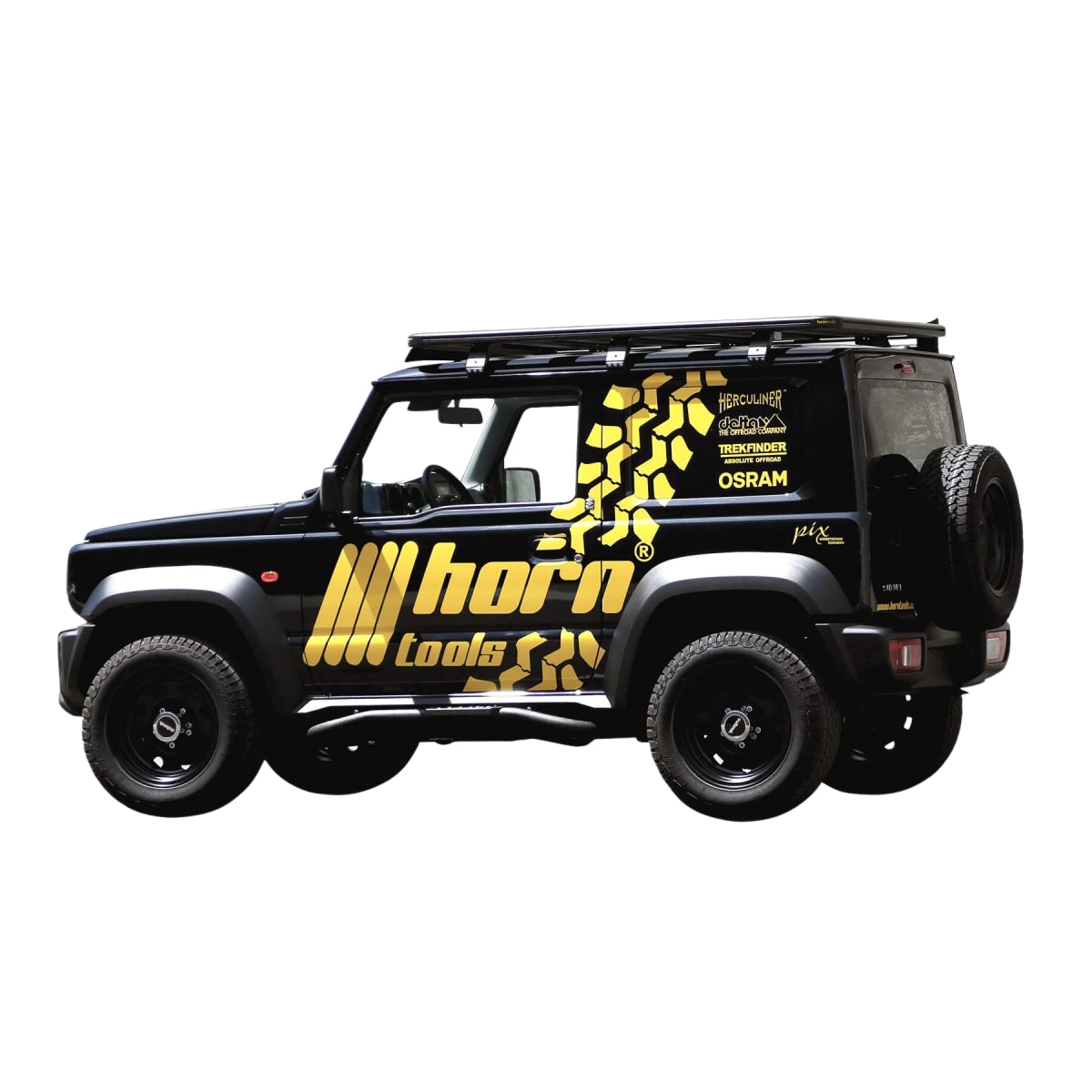 Horntools Dachträger ExRoof Suzuki Jimny GJ/HJ flach Alu