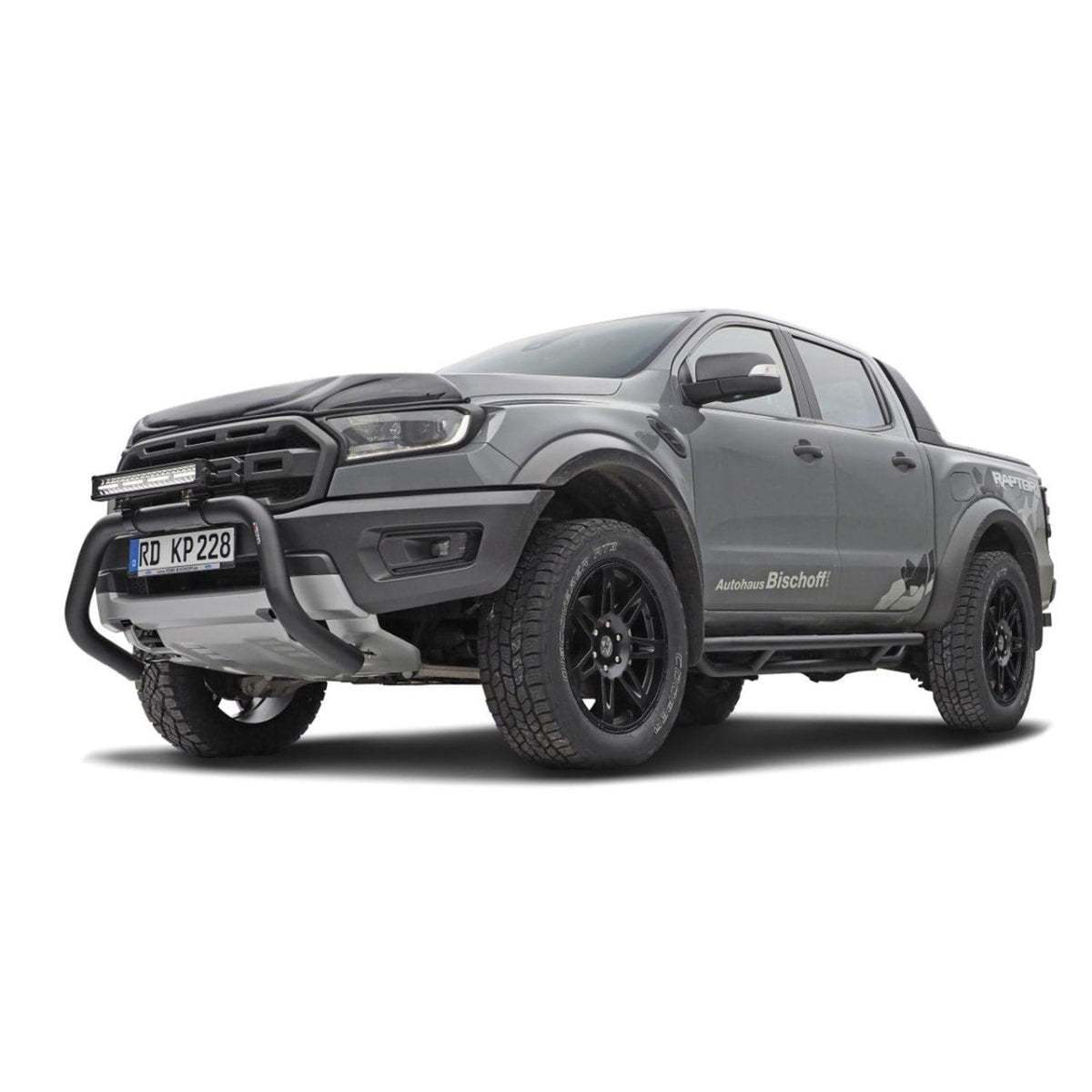 Schwarz matte Rock Rails für Ford Ranger 2012-2022 – Bild 12