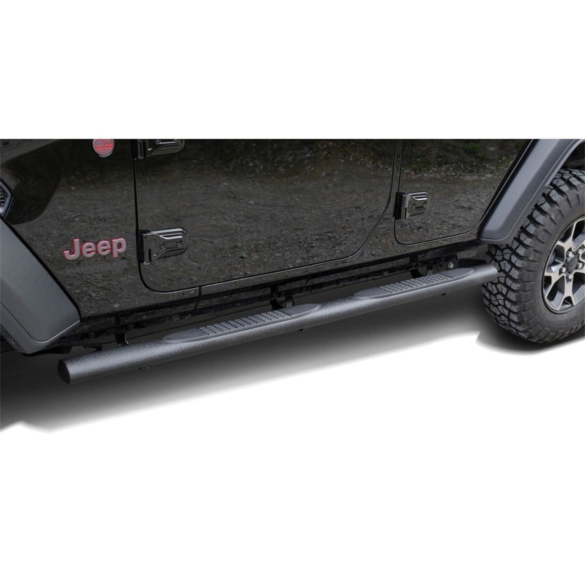 Schwellerrohre schwarz Ø 100 mm für Jeep Wrangler JL 4-Türer – Bild 3