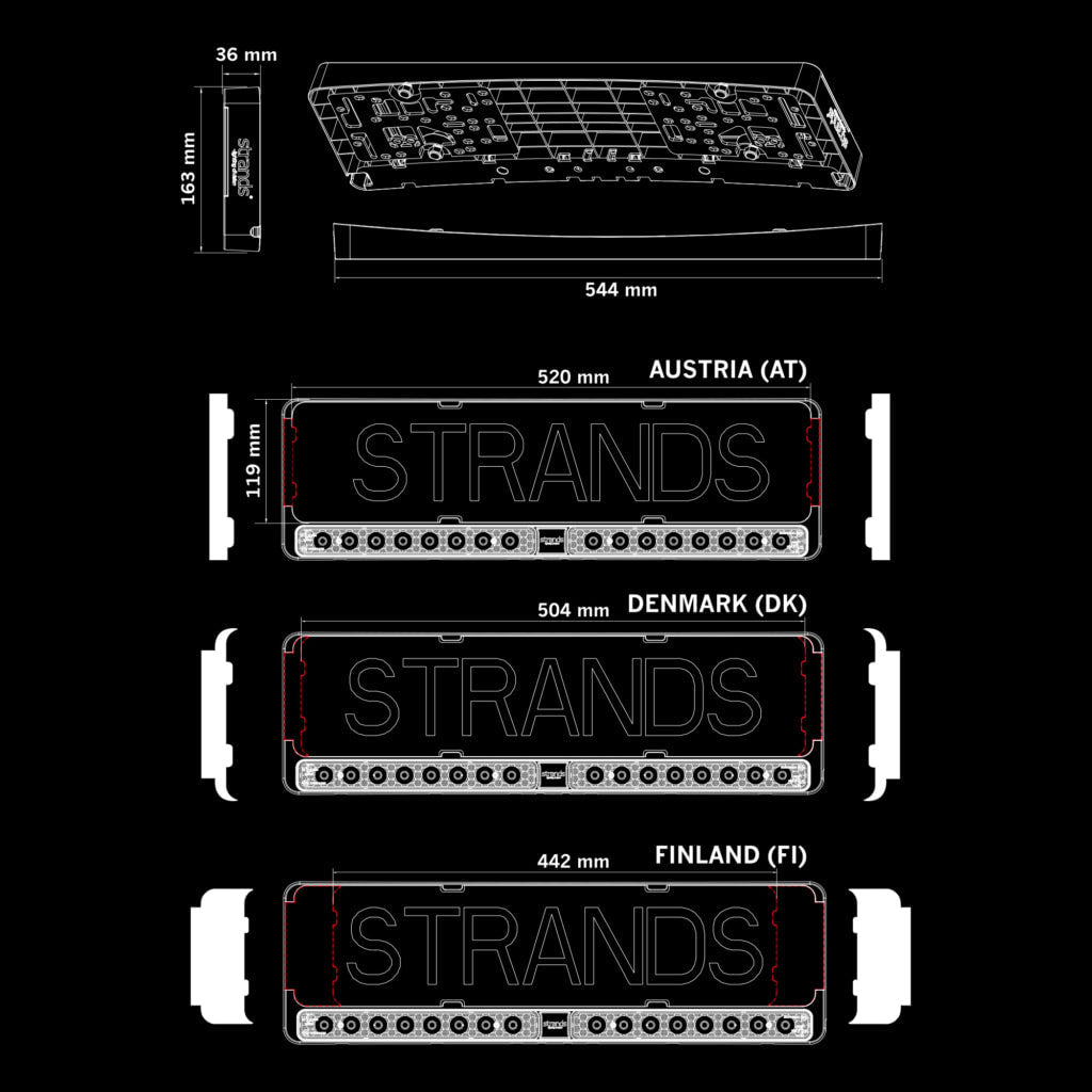 Strands NUUK E-LINE DUO AT LED BAR - Lightbar 7″ bis 20″