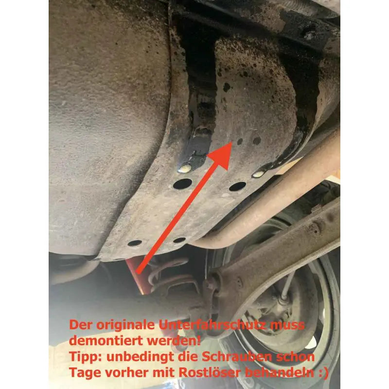 Unterfahrschutz für SUZUKI Jimny I Typ FJ TANK / HINTEN aus 8 mm Aluminium von Trekfinder