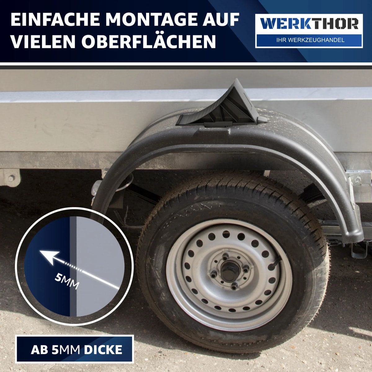 Unterlegkeile mit Halterung inkl. Befestigungsmaterial [2er