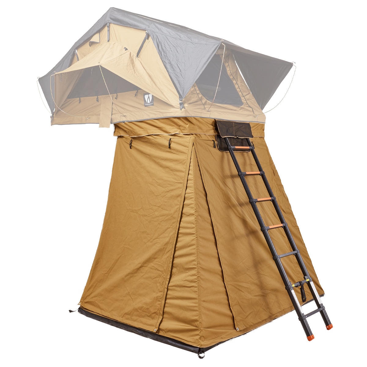 Vorzelt zu Vickywood Dachzelt Small Willow 160 braun - 