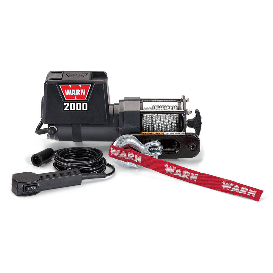 WARN WINDE 2000 DC 12 - V INKL. 3.6 M FERNBEDIENUNG - 12V