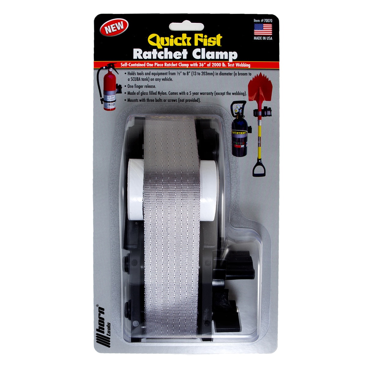 Quick Fist 12-203mm Schnell Spann System Gurthalter